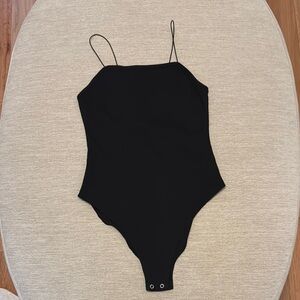 Wild Fable Black Bodysuit Top